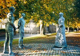 Elizabeth Frink Statues Dorchester